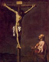 Zurbaran, Francisco de - Saint Luke as a Painter before Christ on the Cross